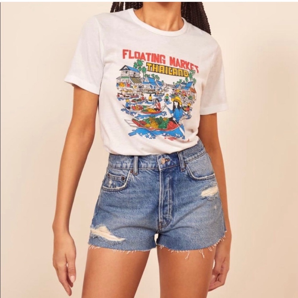 💙Reformation Dixie High Rise Denim Shorts Colorado Wash💙